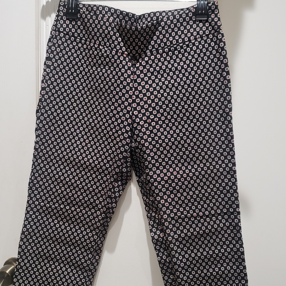 Polka Dot Adrienne Vittadini 3/4 pants size 8
